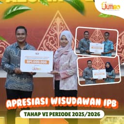 Apresiasi Wisudawan IPB Tahap VI Periode 2025/2026
